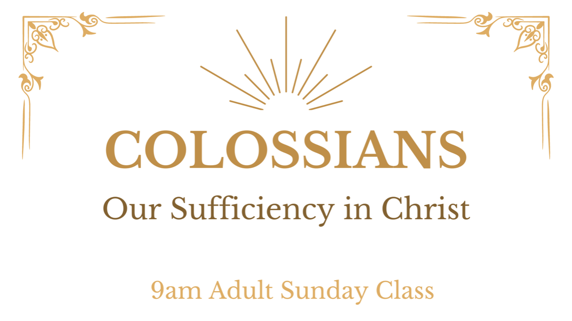 Our Sufficiency in Christ